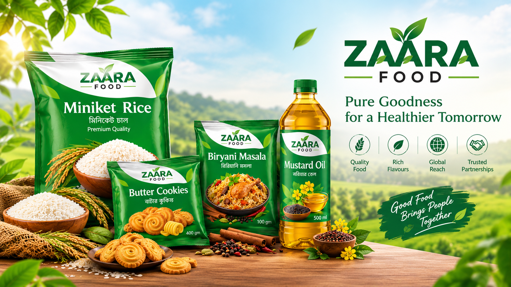 Zaara Food quality and products